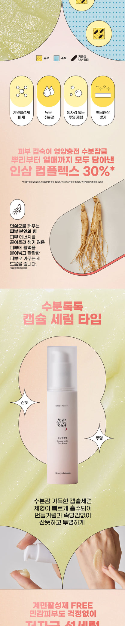 BEAUTY OF JOSEON - Ginseng Moist Sun Serum