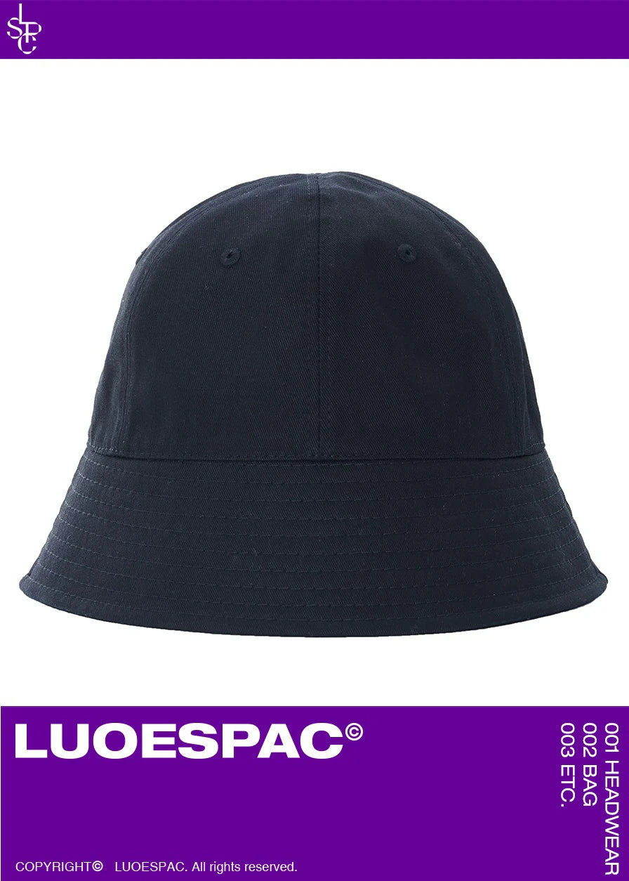 BTS JUNGKOOK PICK - LUOESPAC OVERFIT ROUND BUCKET HAT BLACK