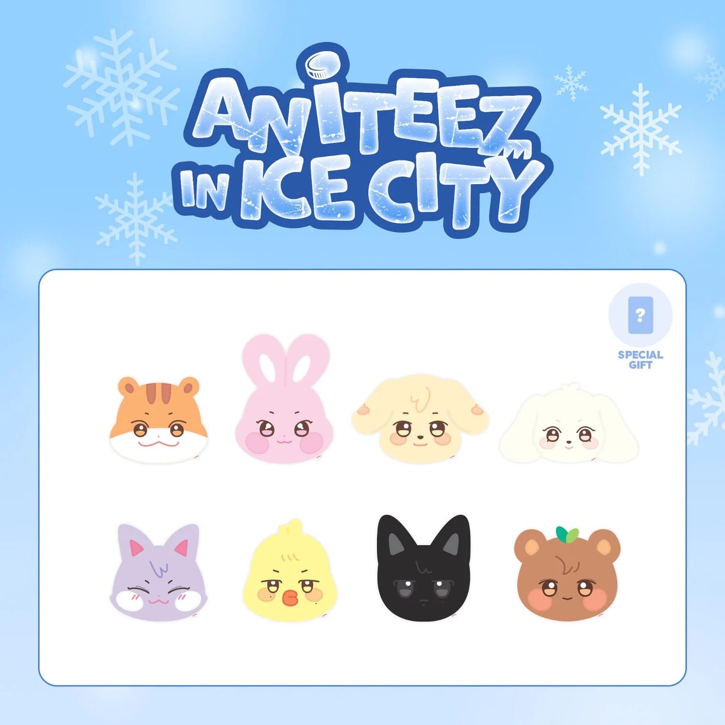 ATEEZ - ANITEEZ IN ICE CITY OFFICIAL MD PLUSH CUSHION