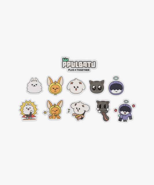 TXT - PPULBATU WARI WARI CHARACTER POP UP OFFICIAL MD STICKER SET