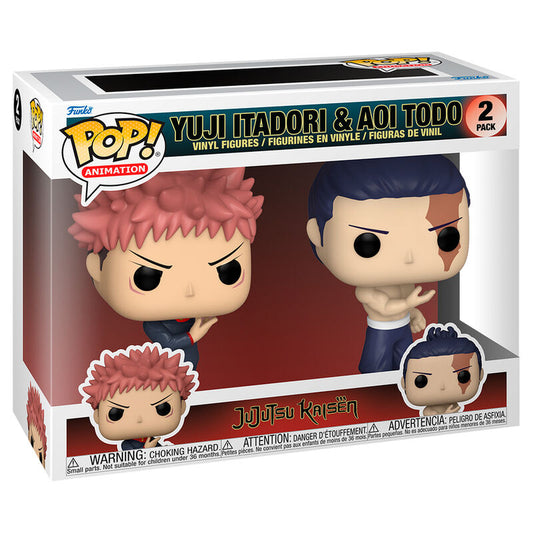 Funko Pop - Jujutsu Kaisen Yuji Itadori & Aoi Todo (2 Figuren Pack)