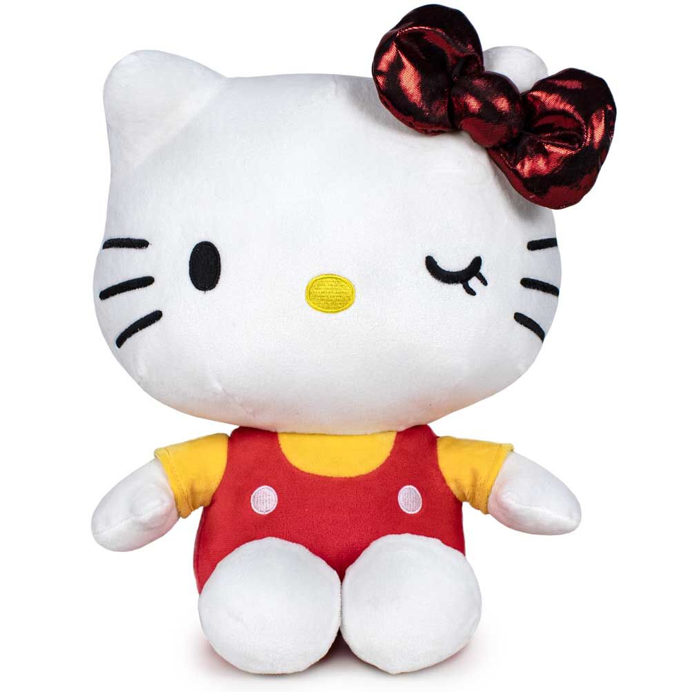 Hello Kitty - Plüschtier 50th Anniversary (Dunkelrot)