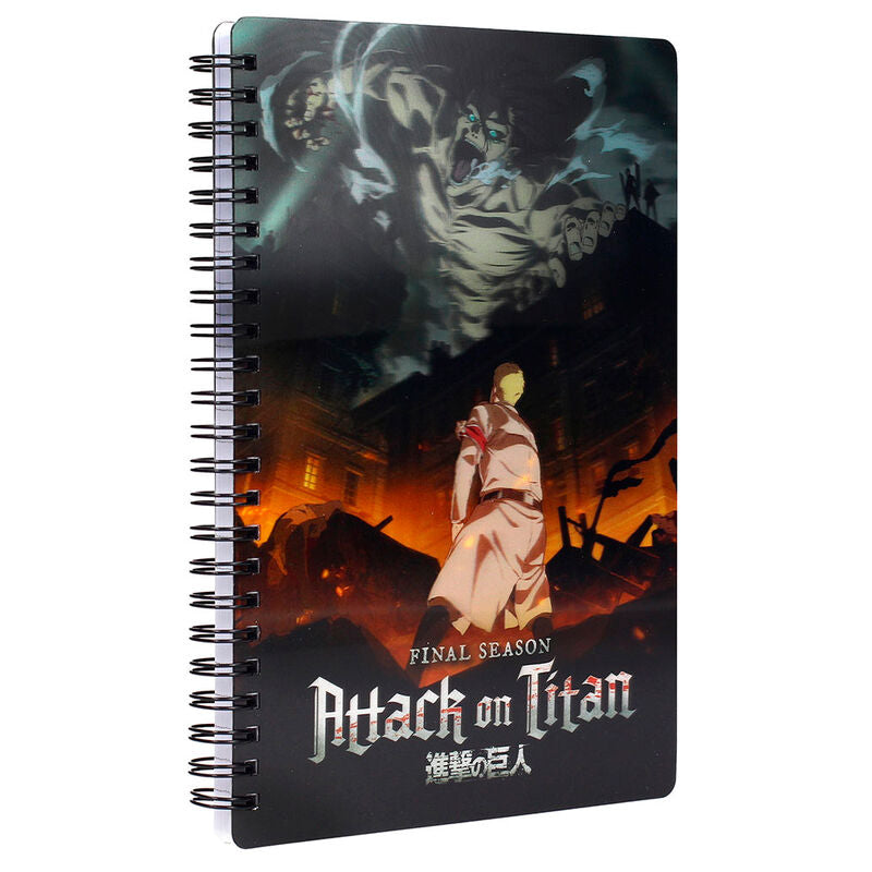 Attack On Titan - Notizbuch 3D