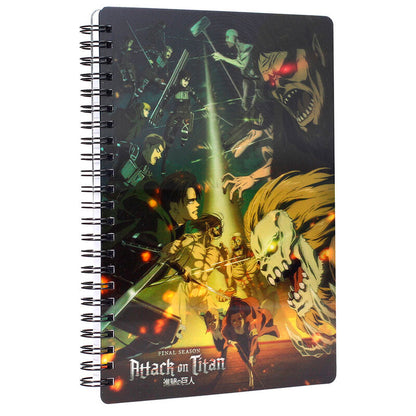 Attack On Titan - Notizbuch 3D