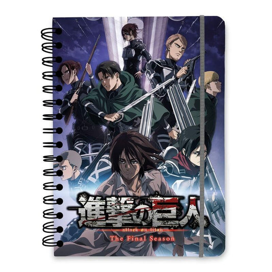 Attack On Titan - Notizbuch A5