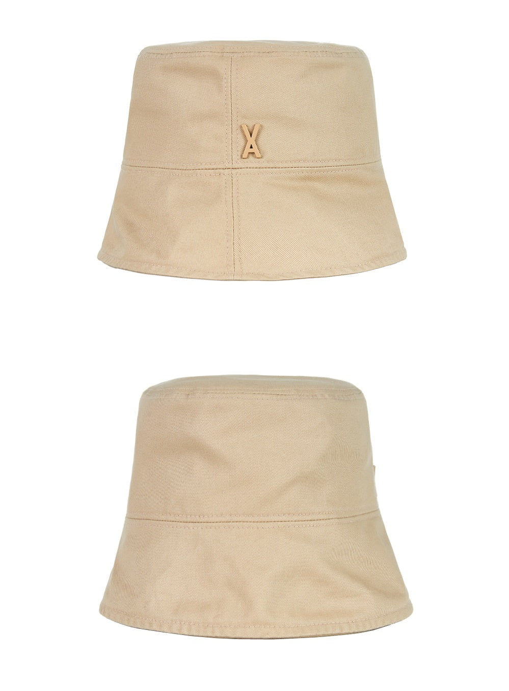 BTS JUNGKOOK PICK - VARZAR STUD DROP OVER FIT BUCKET HAT BEIGE